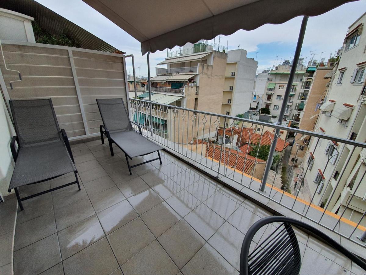 Ferienwohnung Lukas-2 B/R Luxurious Flat With Veranda Athen Exterior foto